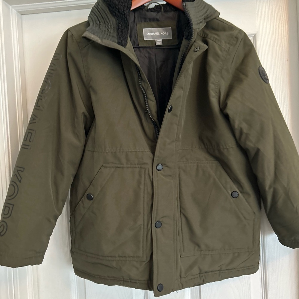 Michael Kors Boys Olive Jacket